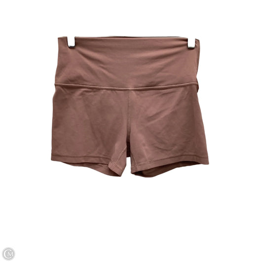 Athletic Shorts By Lululemon In Tan, Size: 10