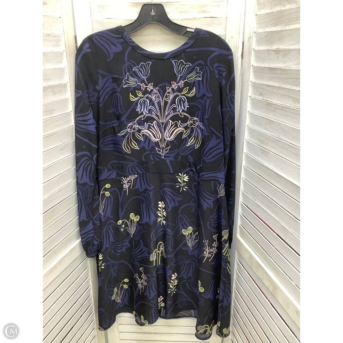 Dress Casual Midi By Loft In Multi-colored, Size: L