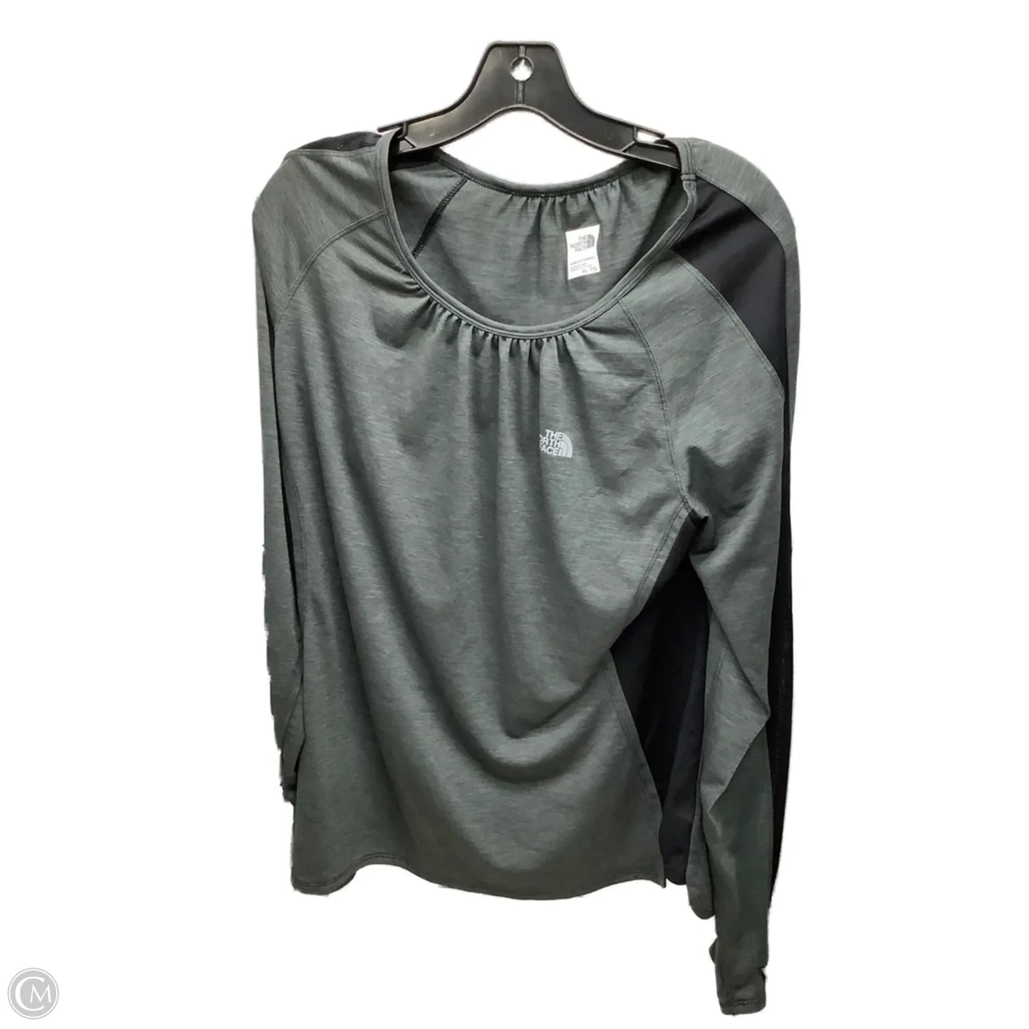 Top Long Sleeve By The North Face In Grey, Size: Xl