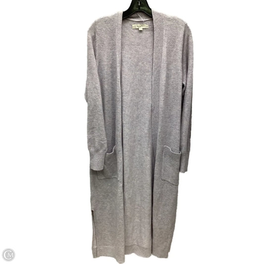 Cardigan By Loft In Purple, Size: L