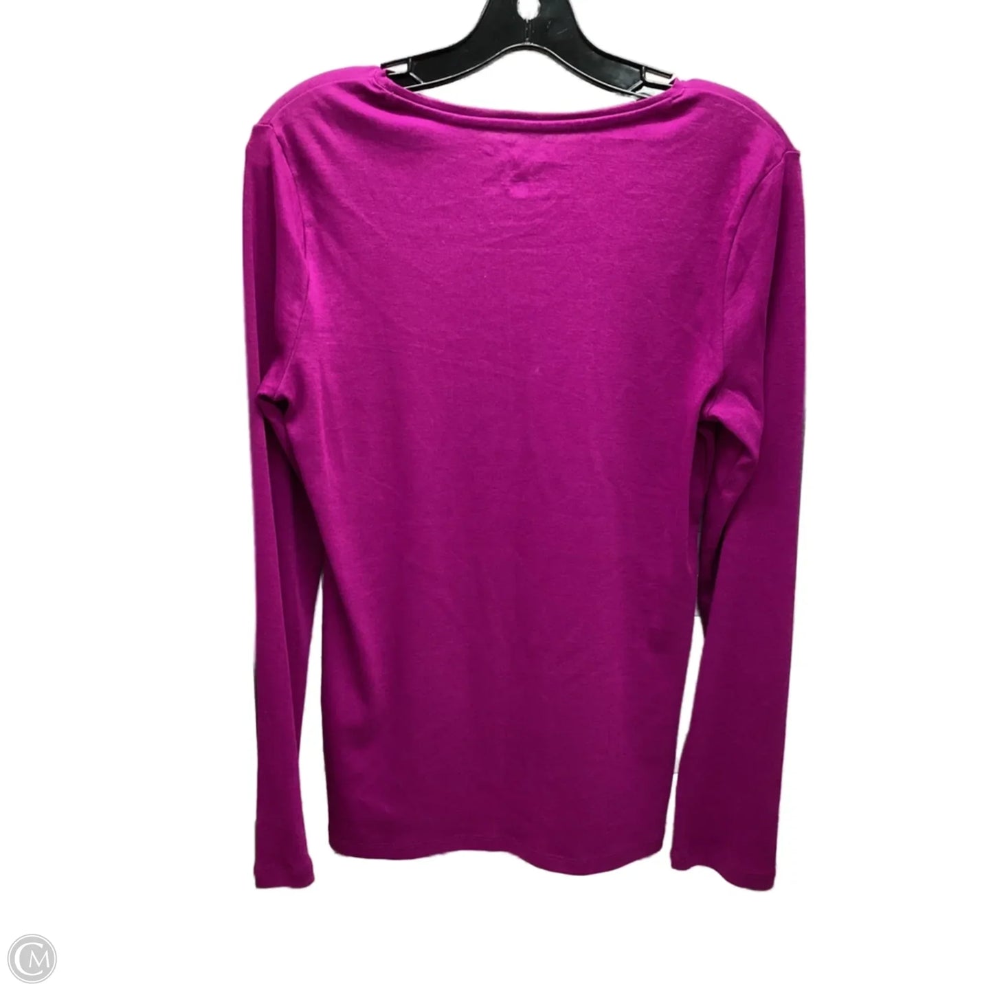 Top Long Sleeve By Talbots In Purple, Size: M