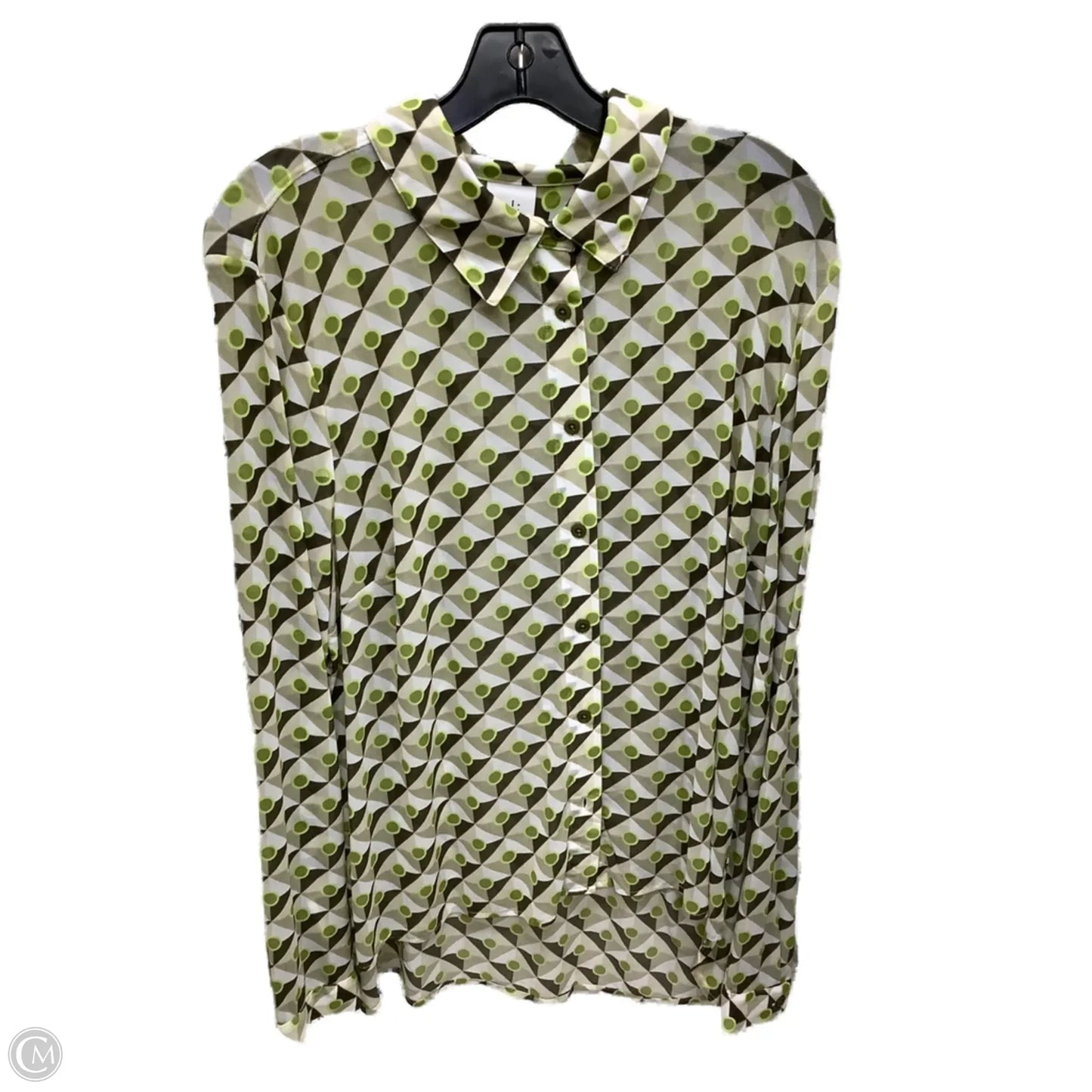 Top Long Sleeve By Cabi In Multi-colored, Size: Xl