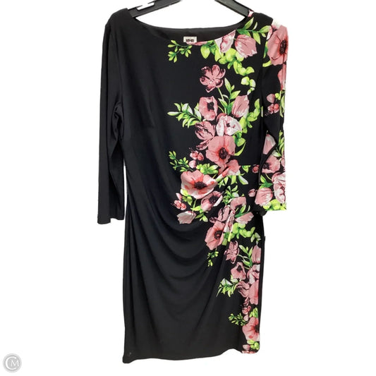 Dress Casual Midi By Anne Klein In Floral Print, Size: 12