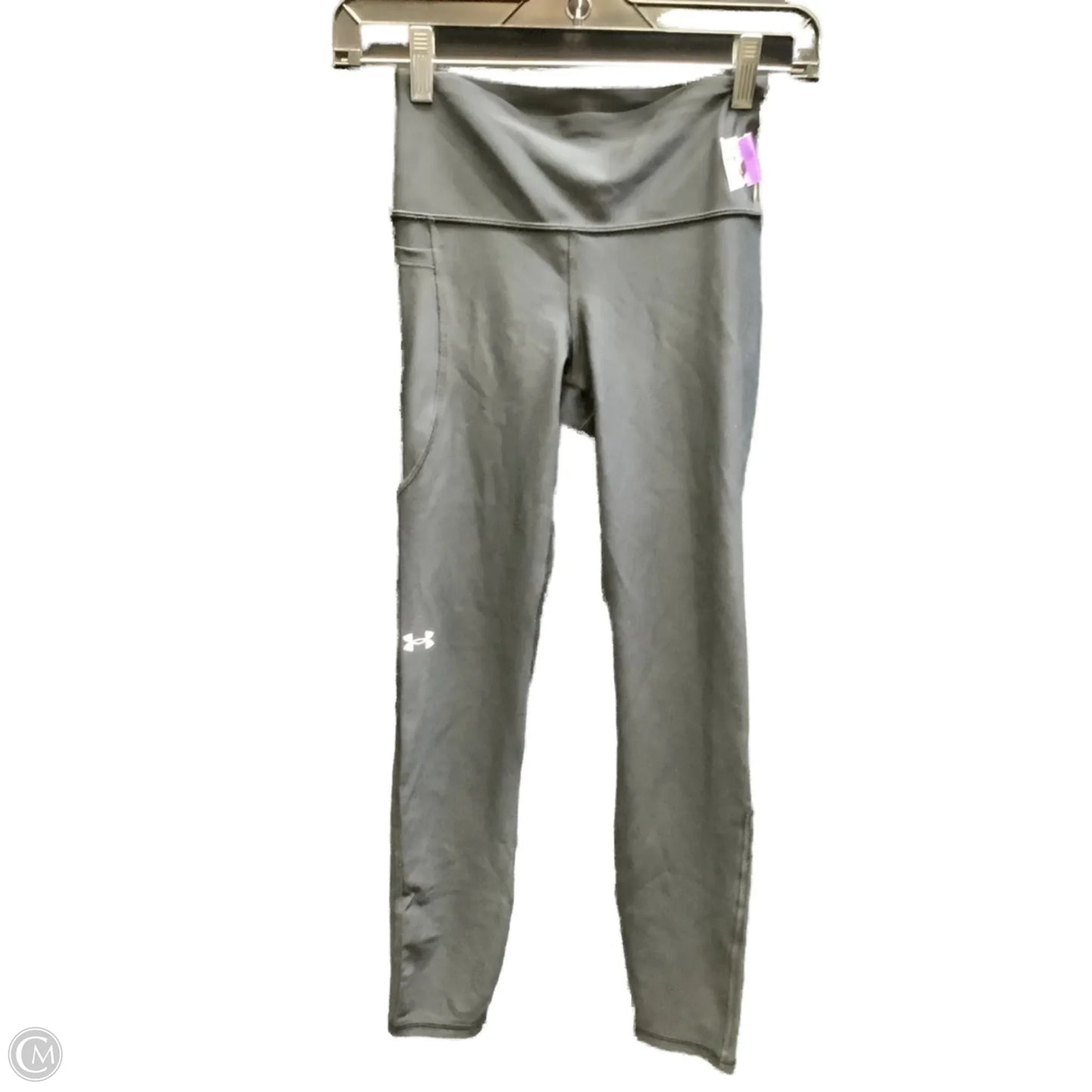 Athletic Leggings By Under Armour In Black, Size: Xs