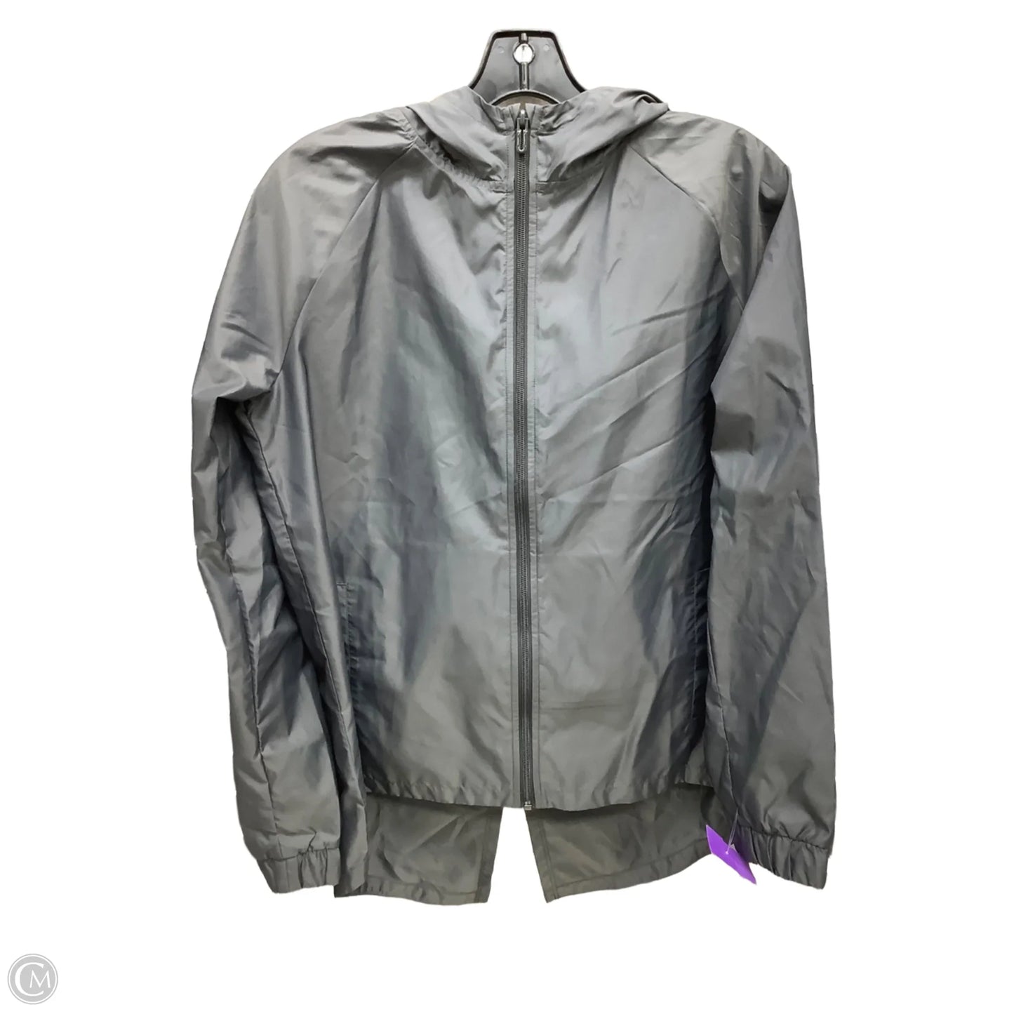 Jacket Windbreaker By Under Armour In Grey, Size: S