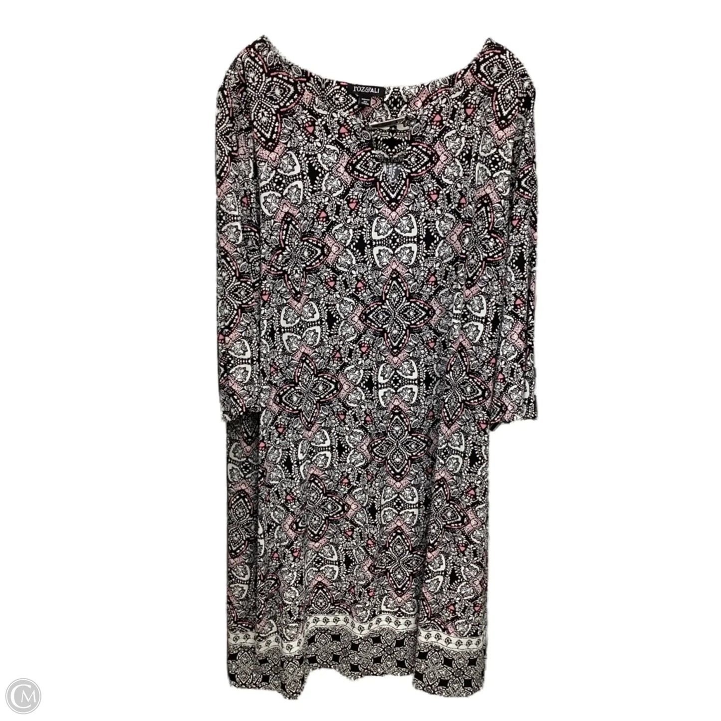 Dress Casual Midi By Roz And Ali In Multi-colored, Size: 3x