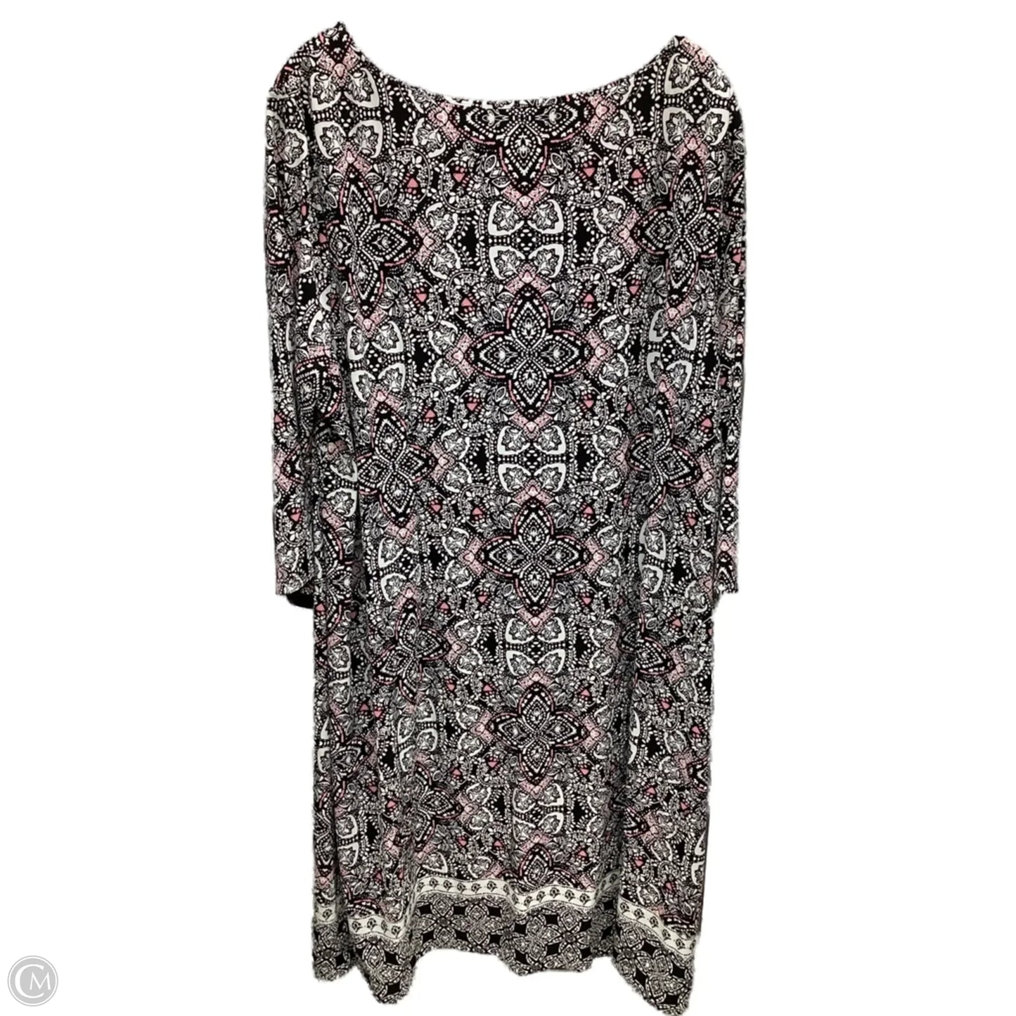 Dress Casual Midi By Roz And Ali In Multi-colored, Size: 3x