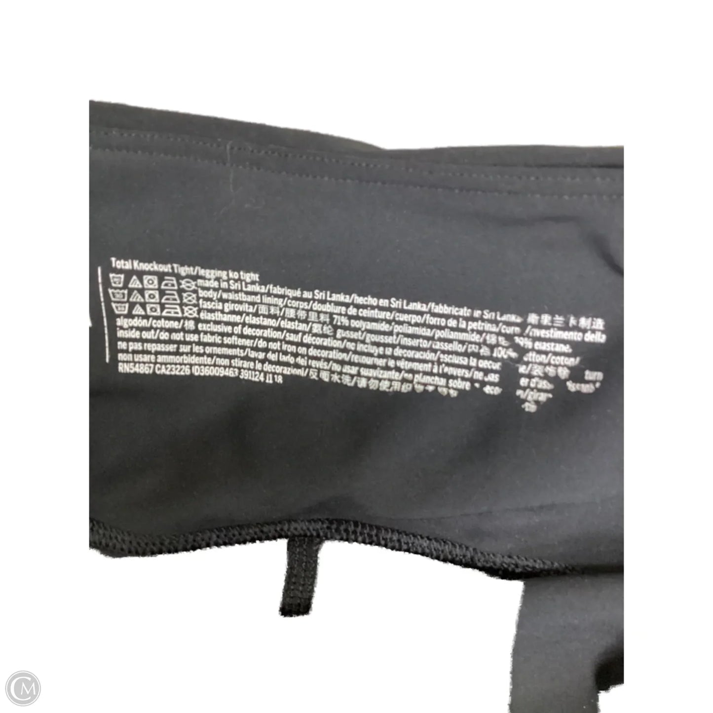 Athletic Leggings By Victorias Secret In Black, Size: M
