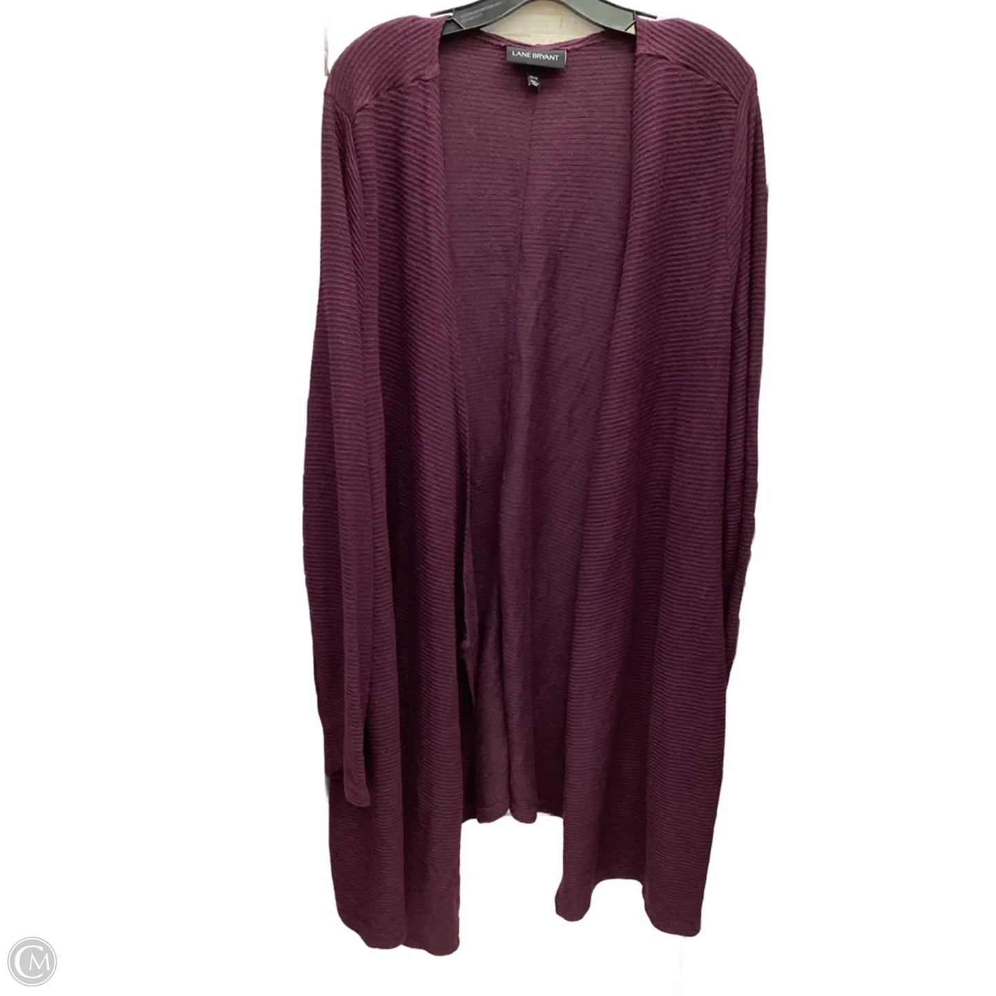 Cardigan By Lane Bryant In Purple, Size: 26