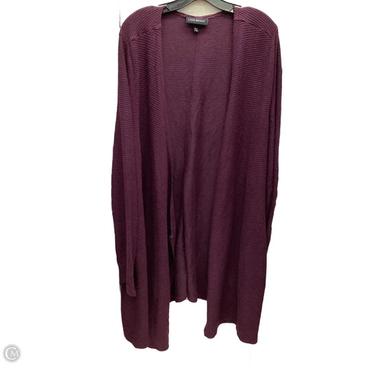 Cardigan By Lane Bryant In Purple, Size: 26