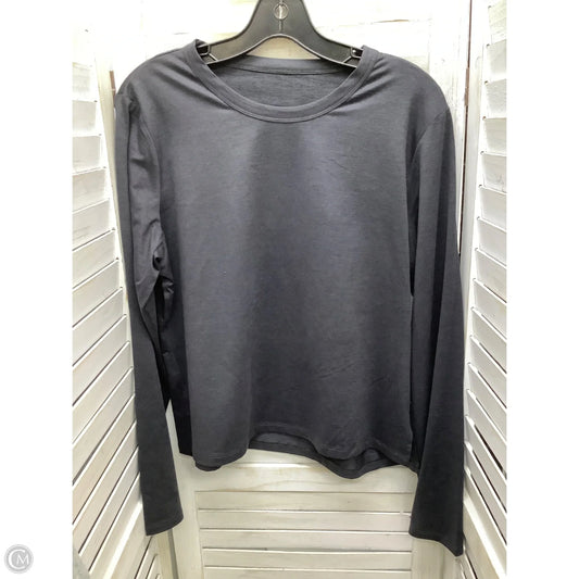 Top Long Sleeve By All In Motion In Grey, Size: L