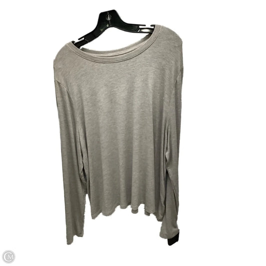 Top Long Sleeve By A New Day In Beige, Size: Xxl