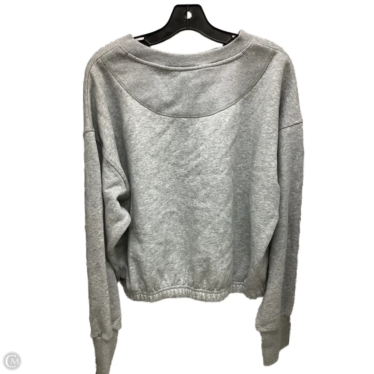 Sweatshirt Crewneck By Joy Lab In Grey, Size: L