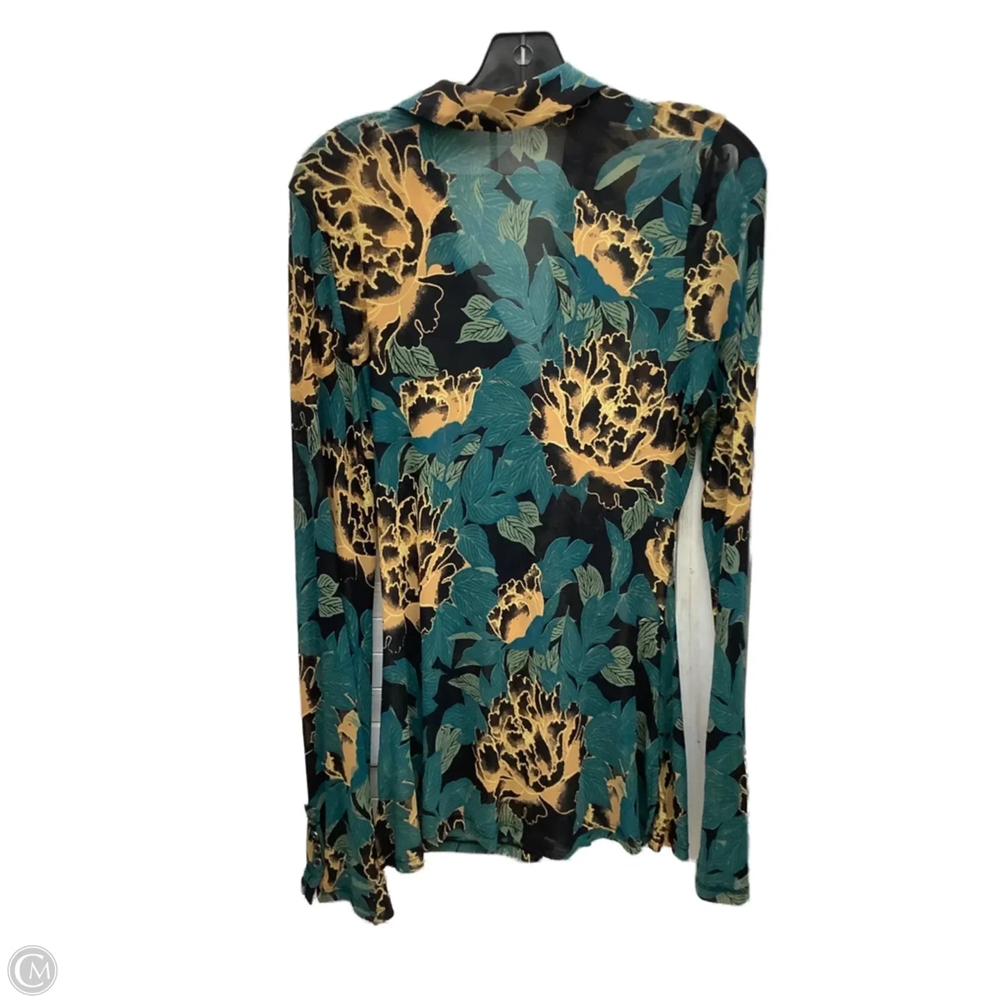 Top Long Sleeve By Free People In Multi-colored, Size: L