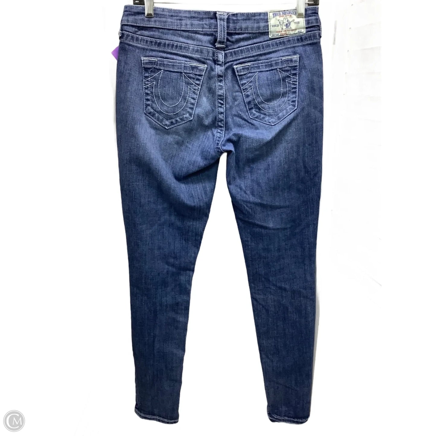 Jeans Straight By True Religion In Blue Denim, Size: 8