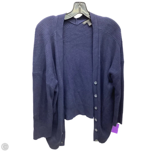 Cardigan By Banana Republic In Navy, Size: L