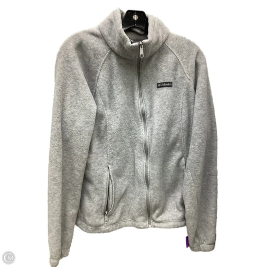 Jacket Fleece By Columbia In Grey, Size: Xl