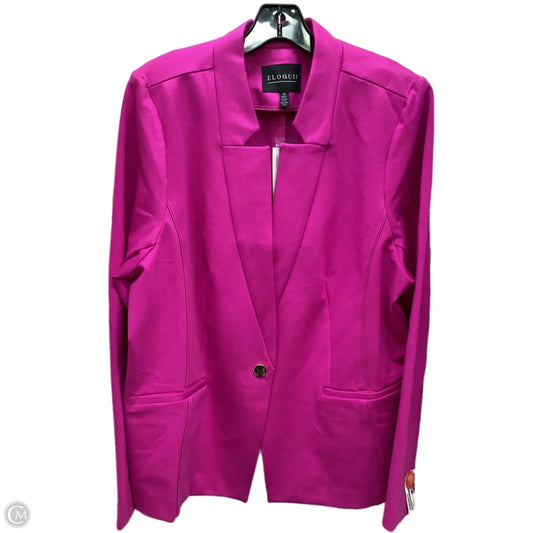 Blazer By Eloquii In Pink, Size: 20