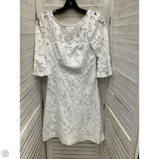 Dress Designer By Lilly Pulitzer In White, Size: 0
