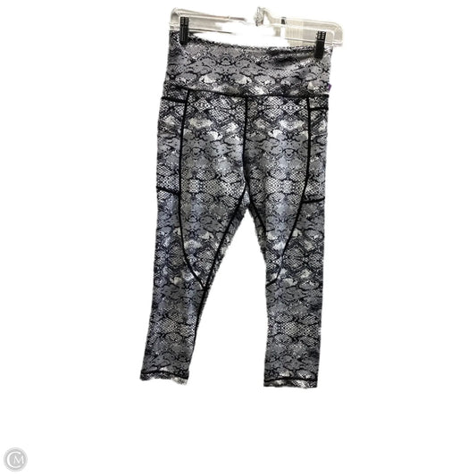 Athletic Leggings By Zyia In Black & White, Size: 6