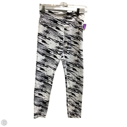 Athletic Leggings By Zyia In Black & White, Size: 6