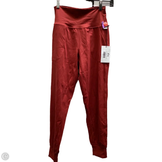 Athletic Leggings By Zyia In Red, Size: S