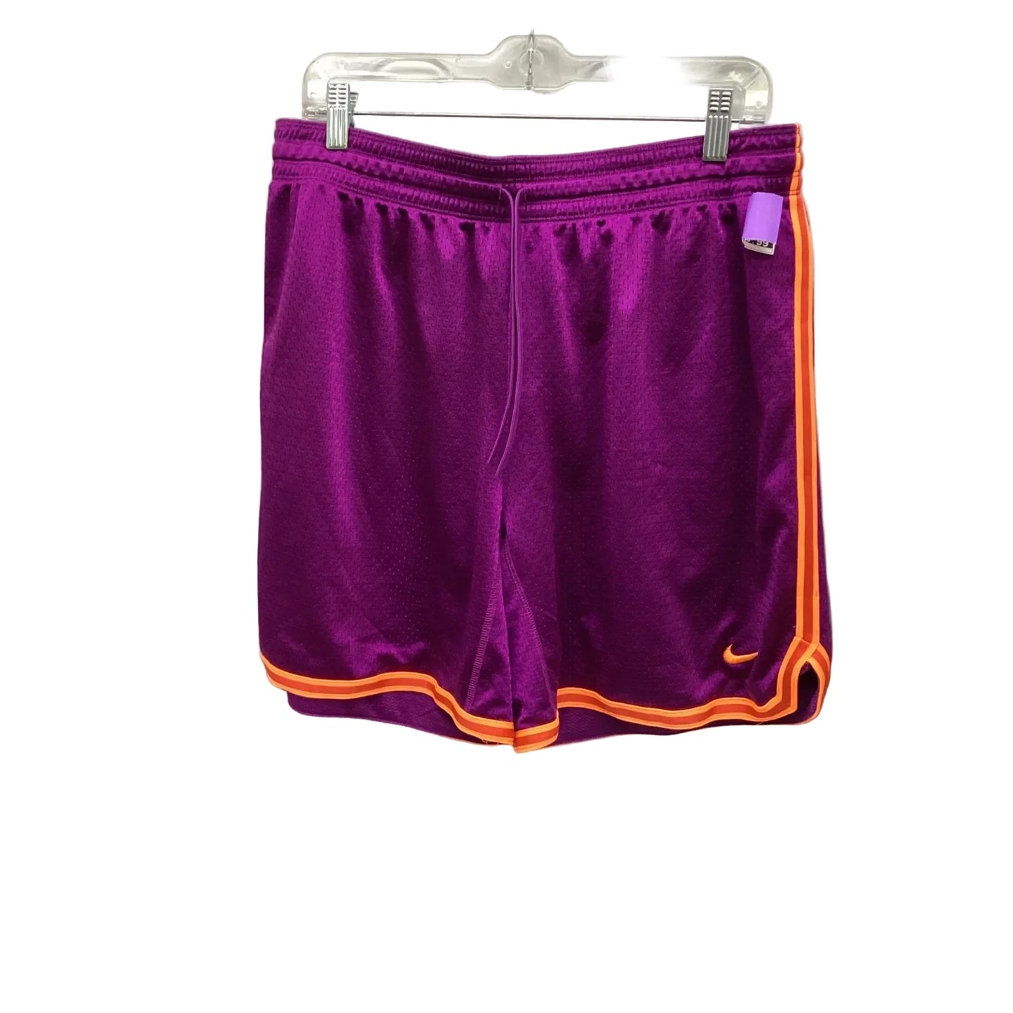 Athletic Shorts By Nike In Purple, Size: L