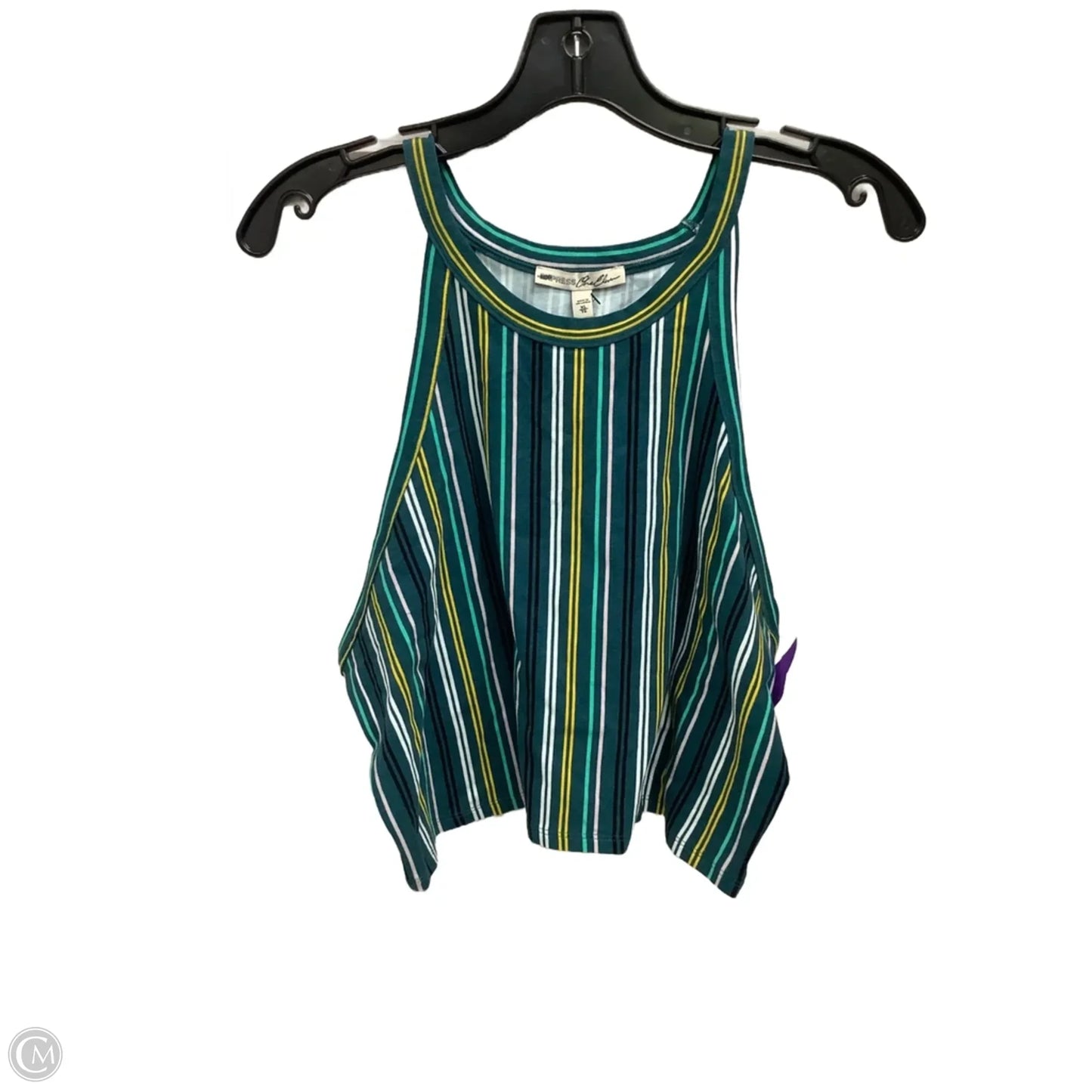 Top Sleeveless By Express In Striped Pattern, Size: Xl