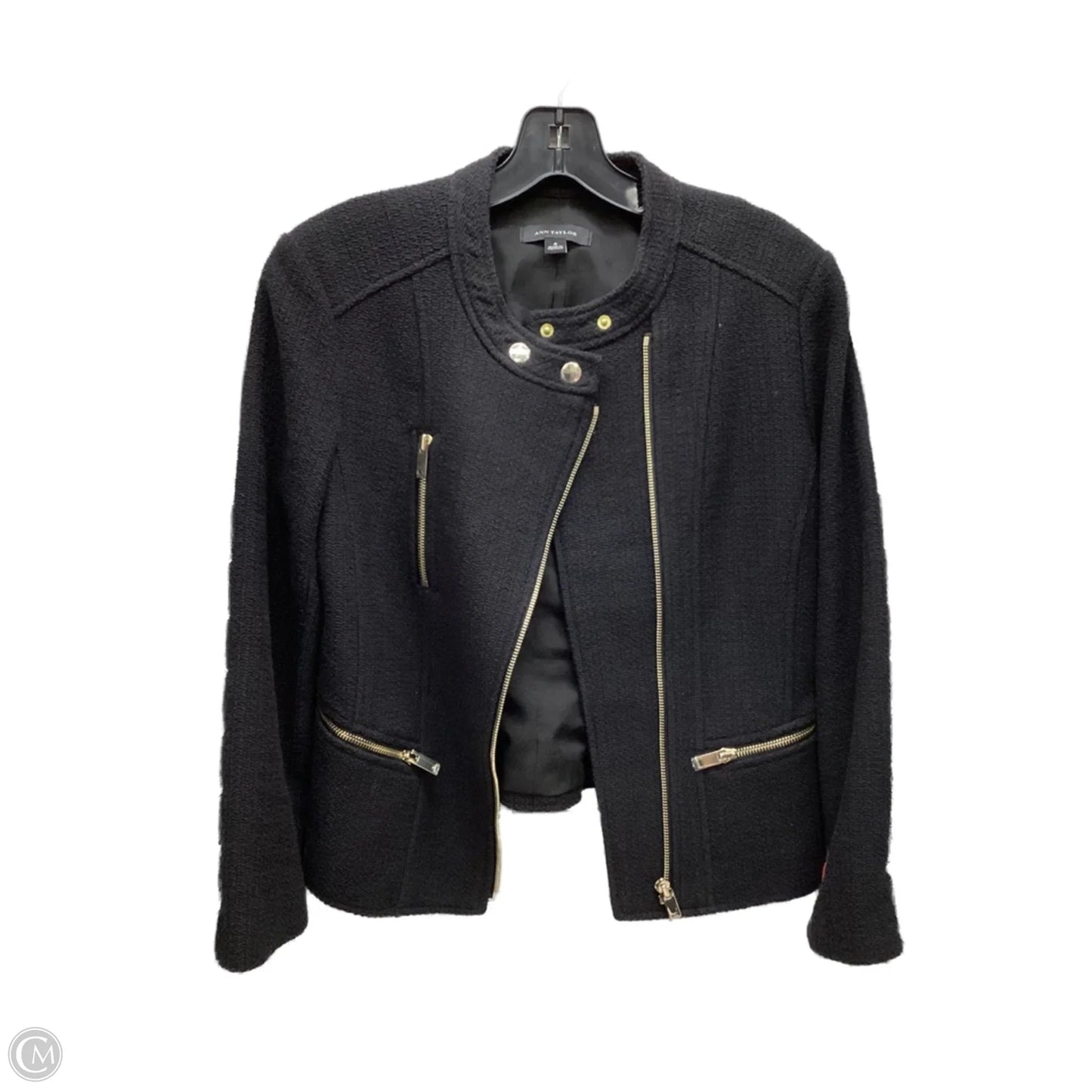 Blazer By Ann Taylor In Black, Size: 4