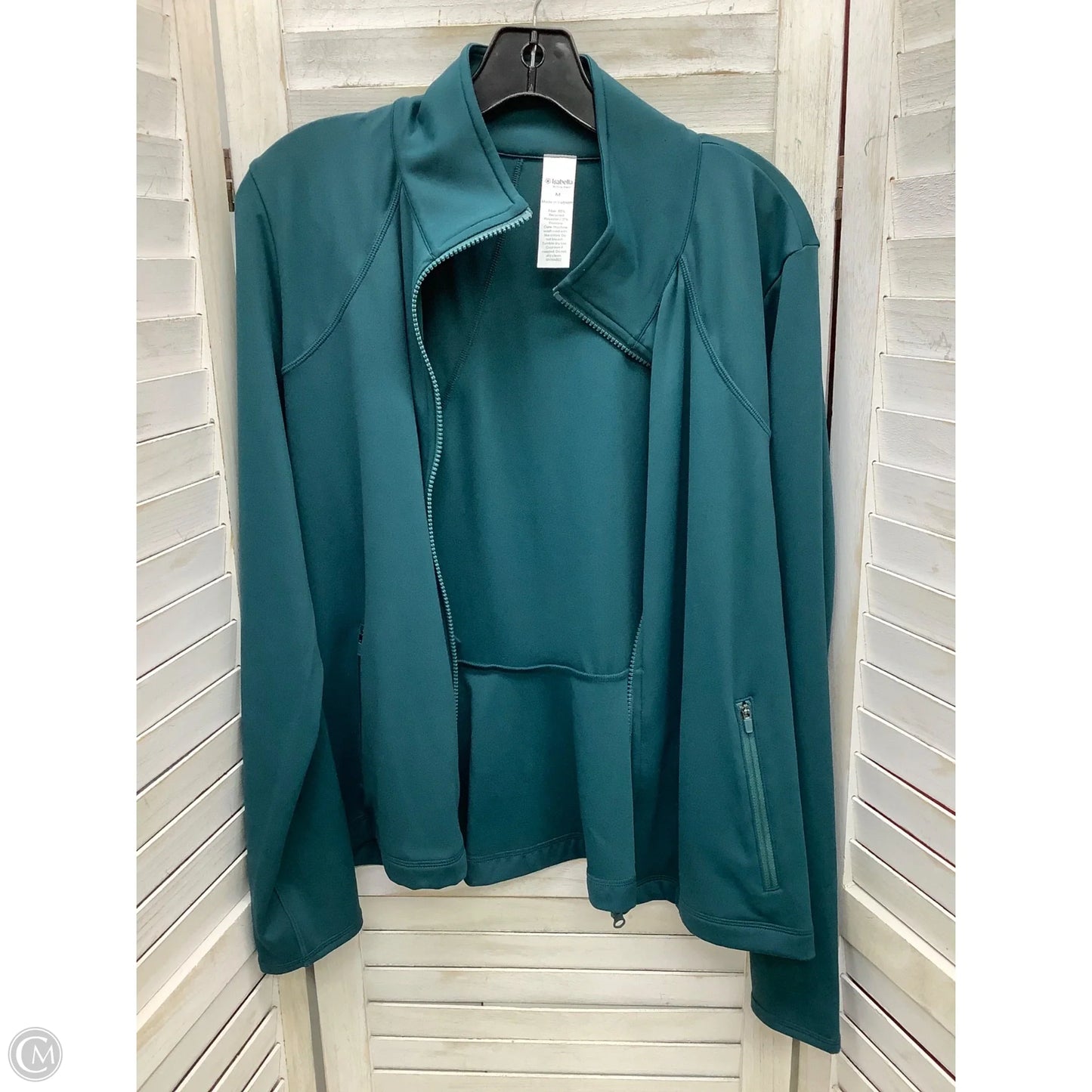 Athletic Jacket By Clothes Mentor In Blue, Size: M