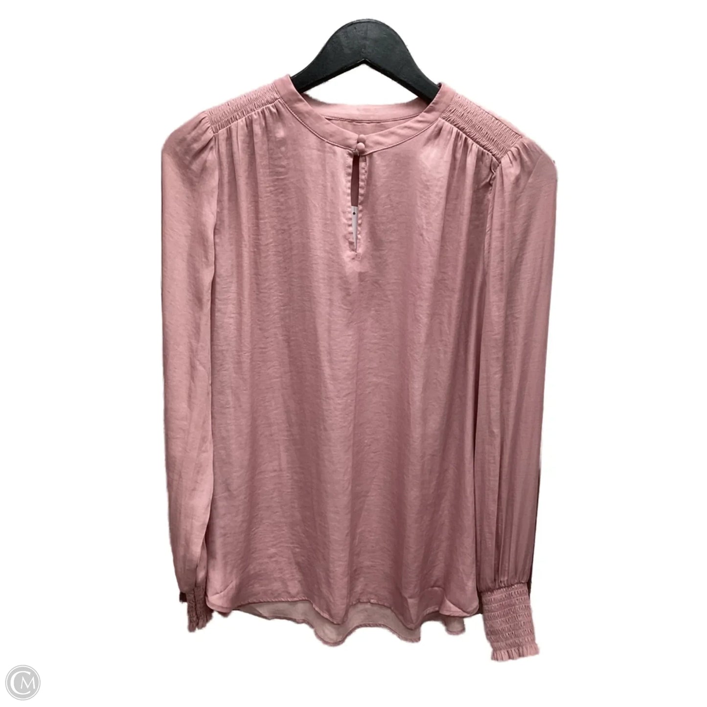 Top Long Sleeve By Loft In Pink, Size: M