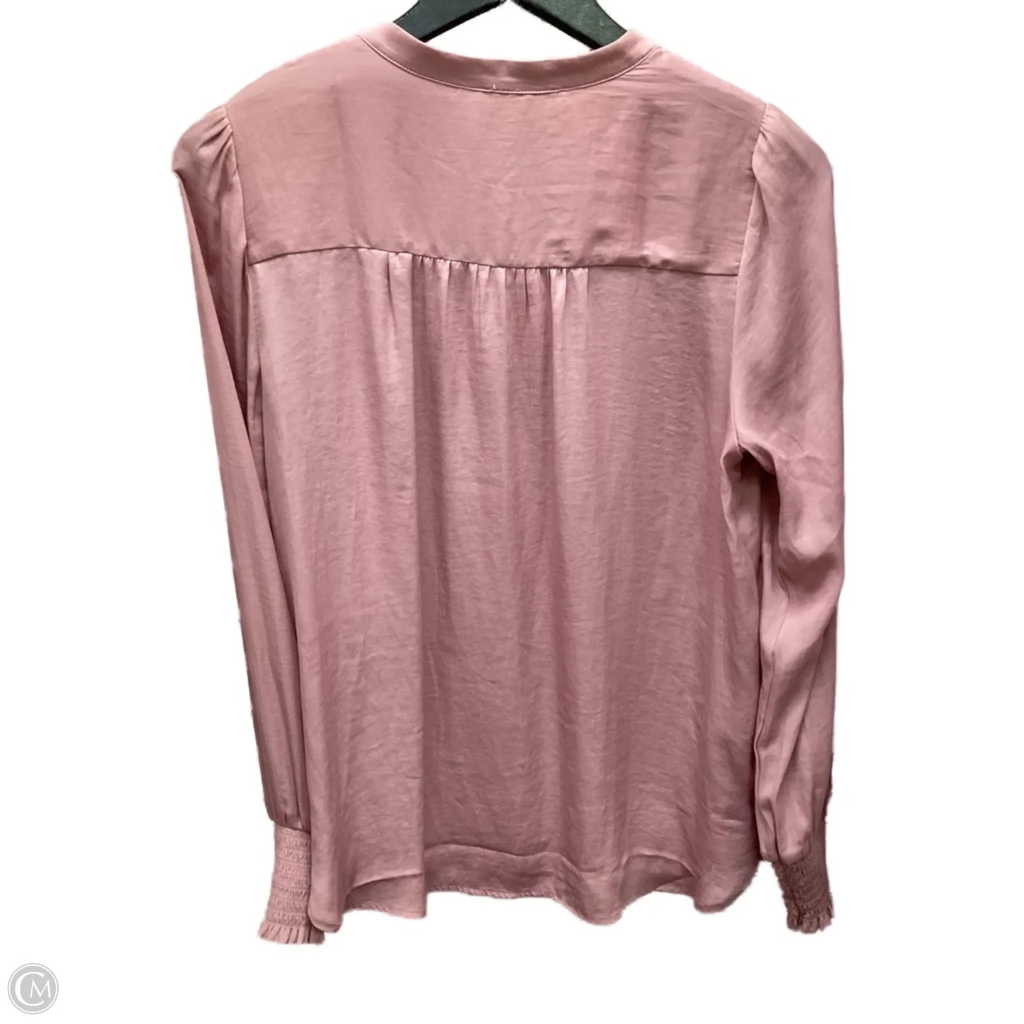 Top Long Sleeve By Loft In Pink, Size: M