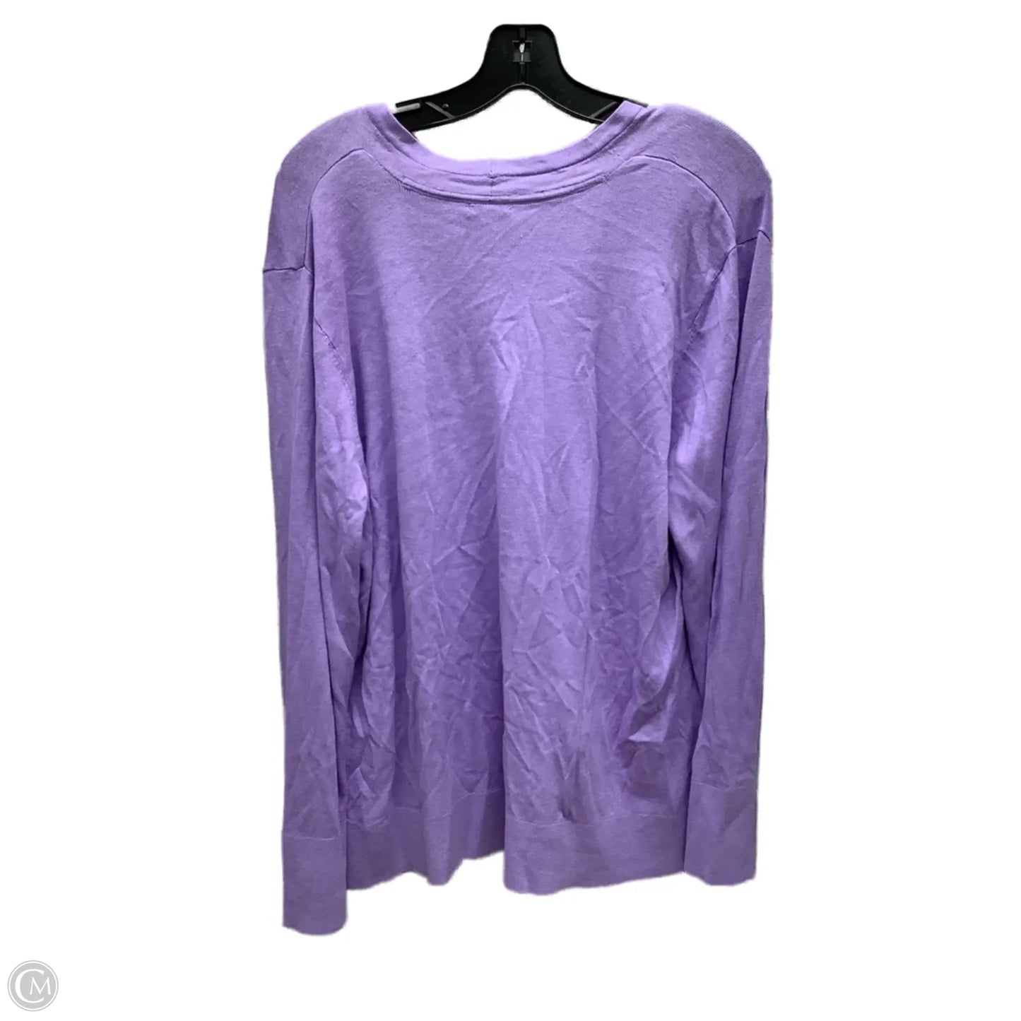 Cardigan By J. Jill In Mauve, Size: Xl
