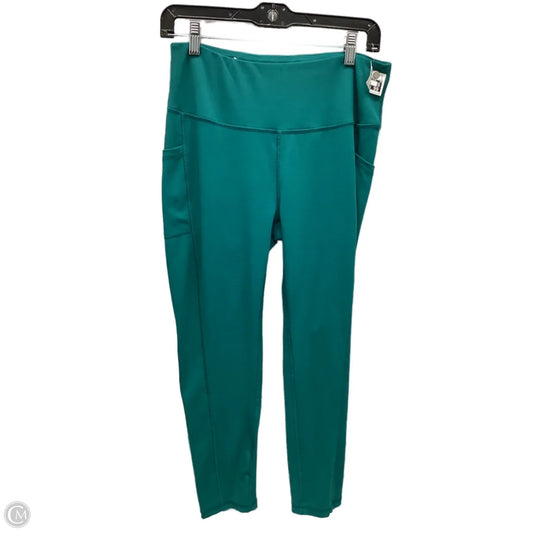 Athletic Leggings By Beverly Hills Polo Club In Green, Size: Xl
