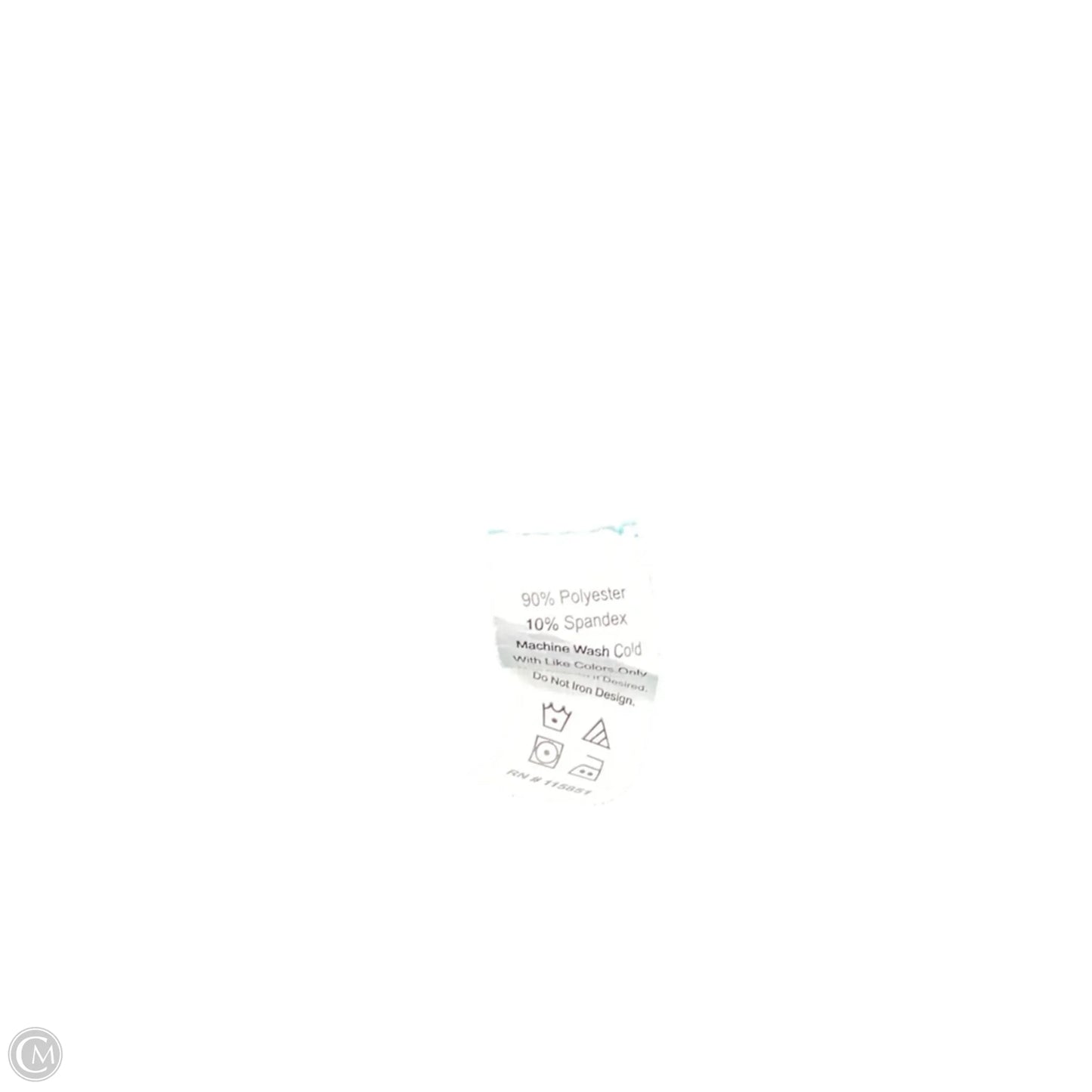 Athletic Leggings By Beverly Hills Polo Club In Green, Size: Xl