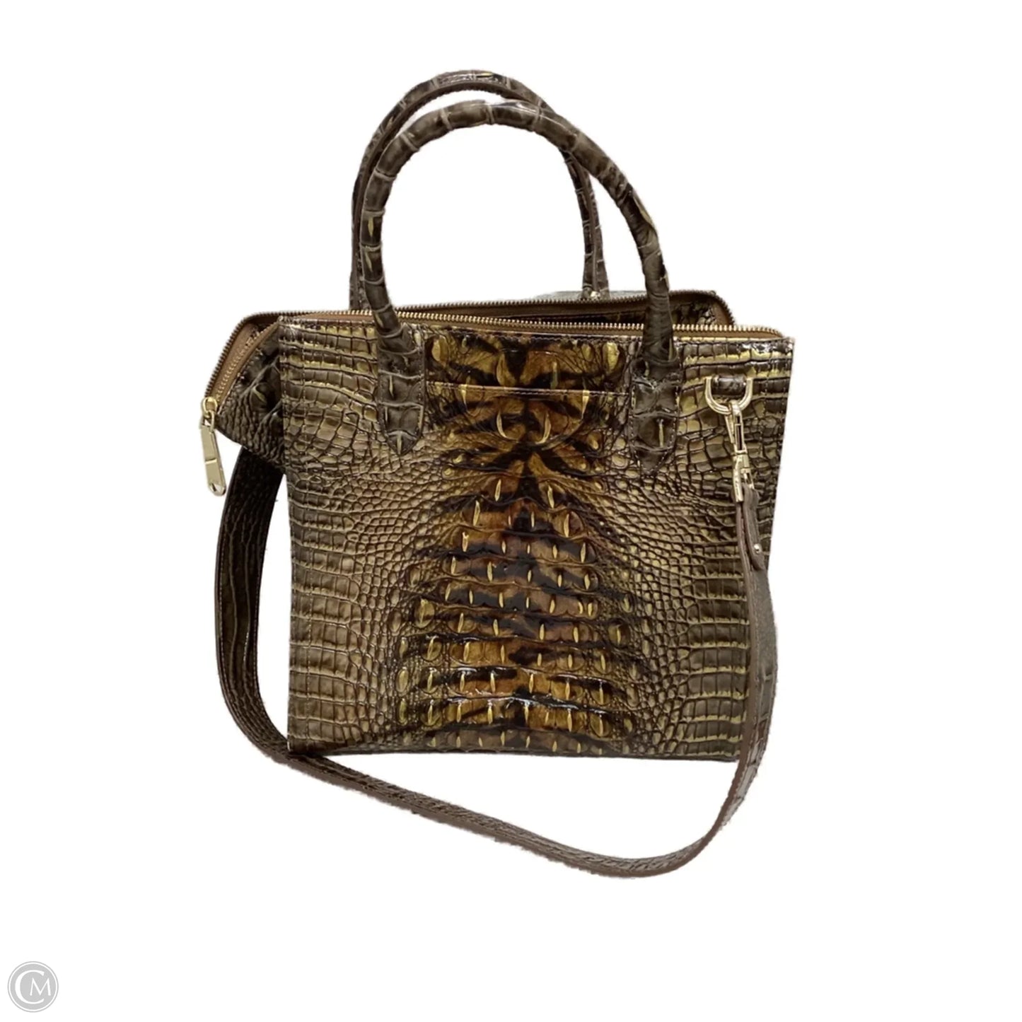 Handbag Designer By Brahmin, Size: Medium