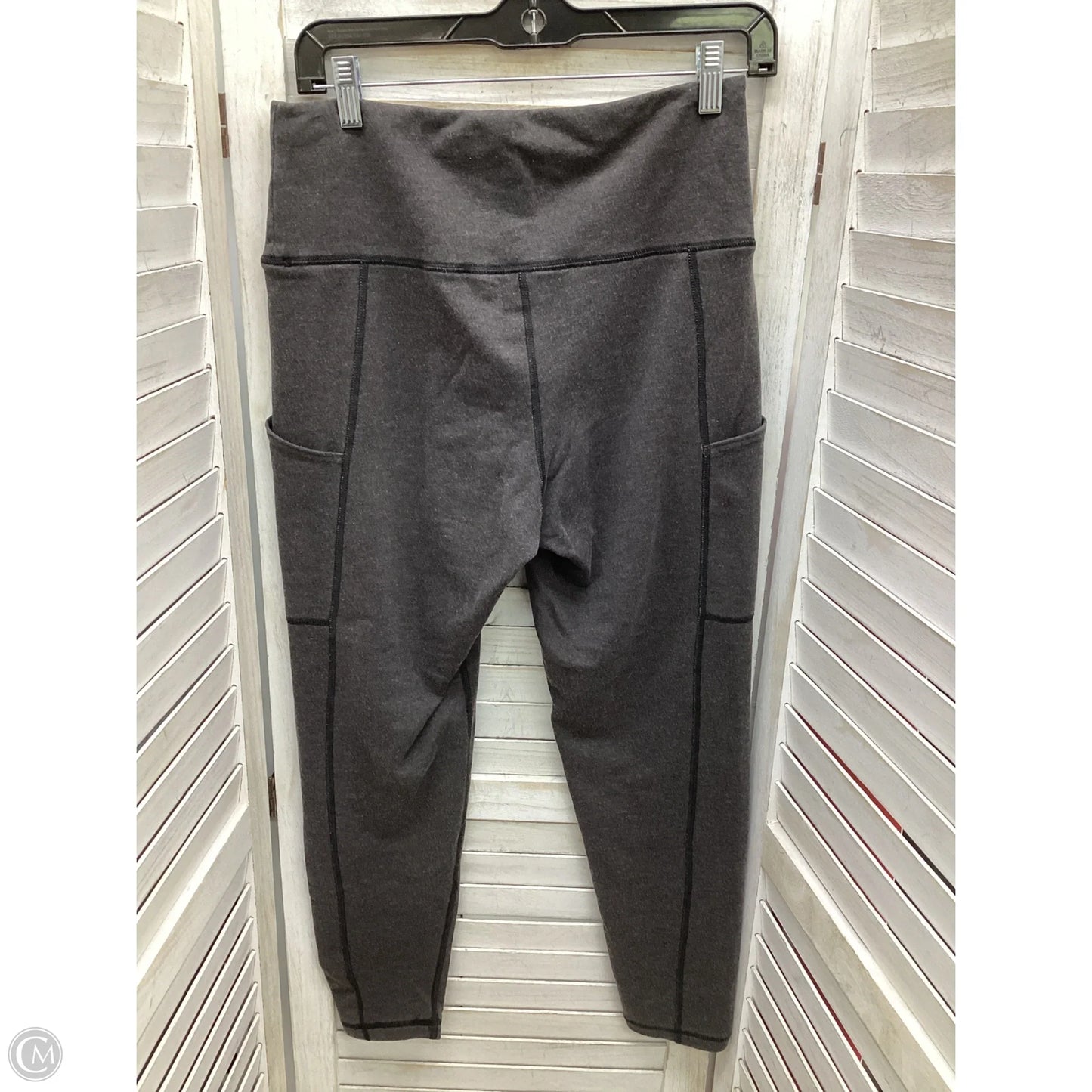 Athletic Leggings By American Eagle In Grey, Size: L