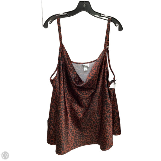 Top Sleeveless By Ava & Viv In Multi-colored, Size: 2x