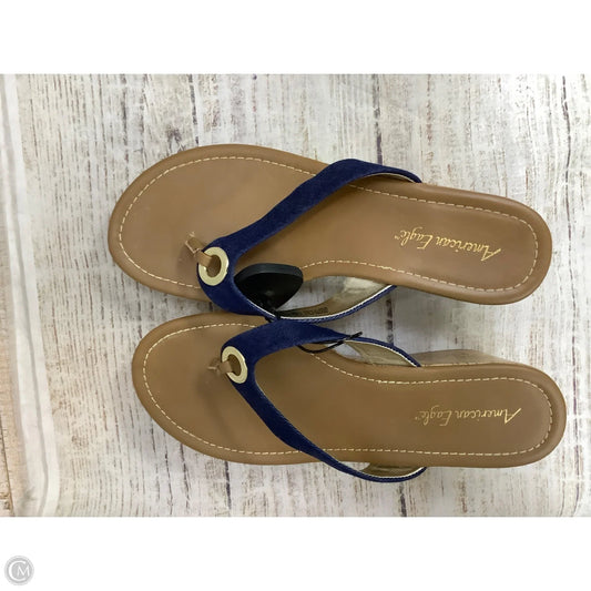 Sandals Heels Block By American Eagle In Brown, Size: 7.5