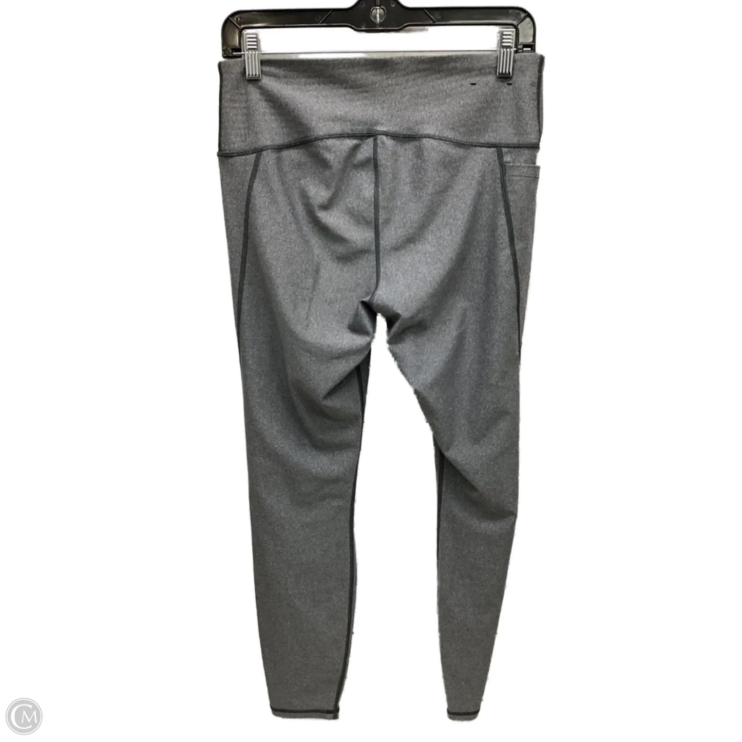 Athletic Leggings By Under Armour In Grey, Size: L
