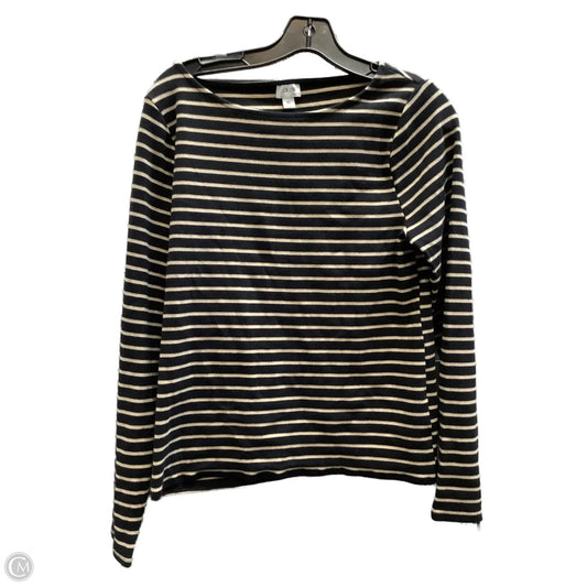 Top Long Sleeve By J. Crew In Striped Pattern, Size: Xl