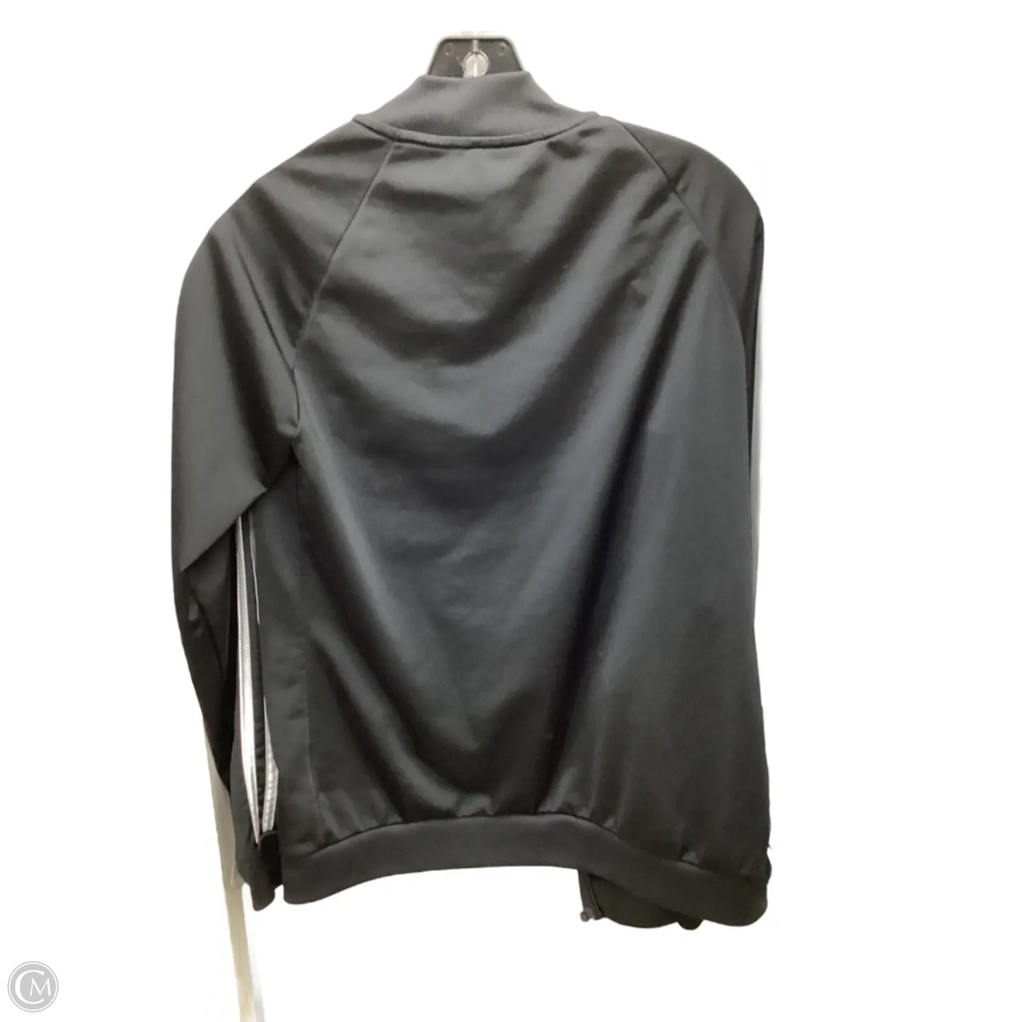 Athletic Jacket By Adidas In Black, Size: M
