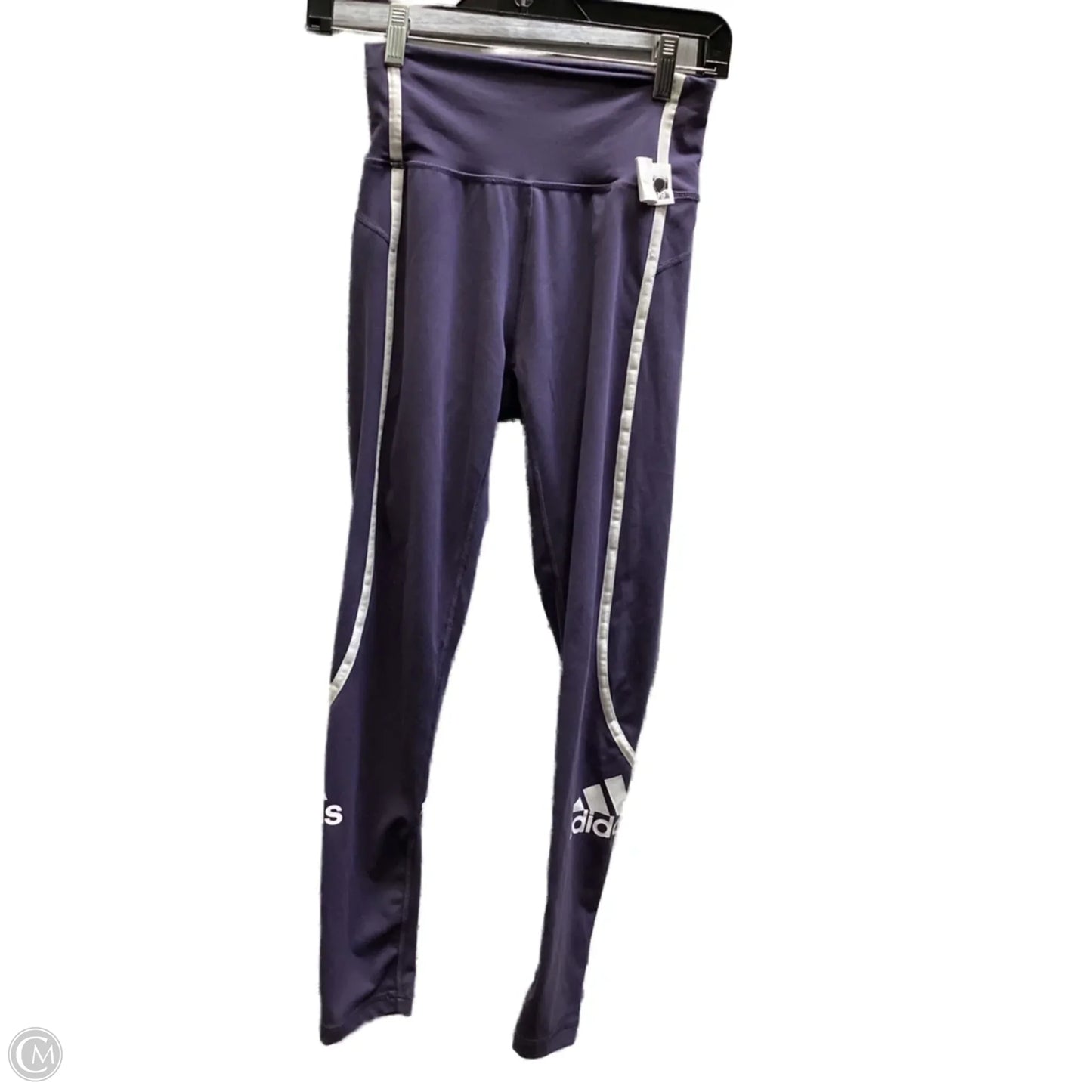 Athletic Leggings By Adidas In Blue, Size: S