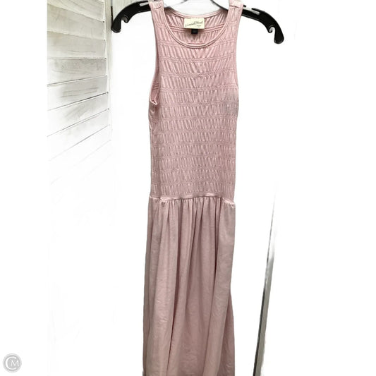 Dress Casual Midi By Universal Thread In Pink, Size: Xs