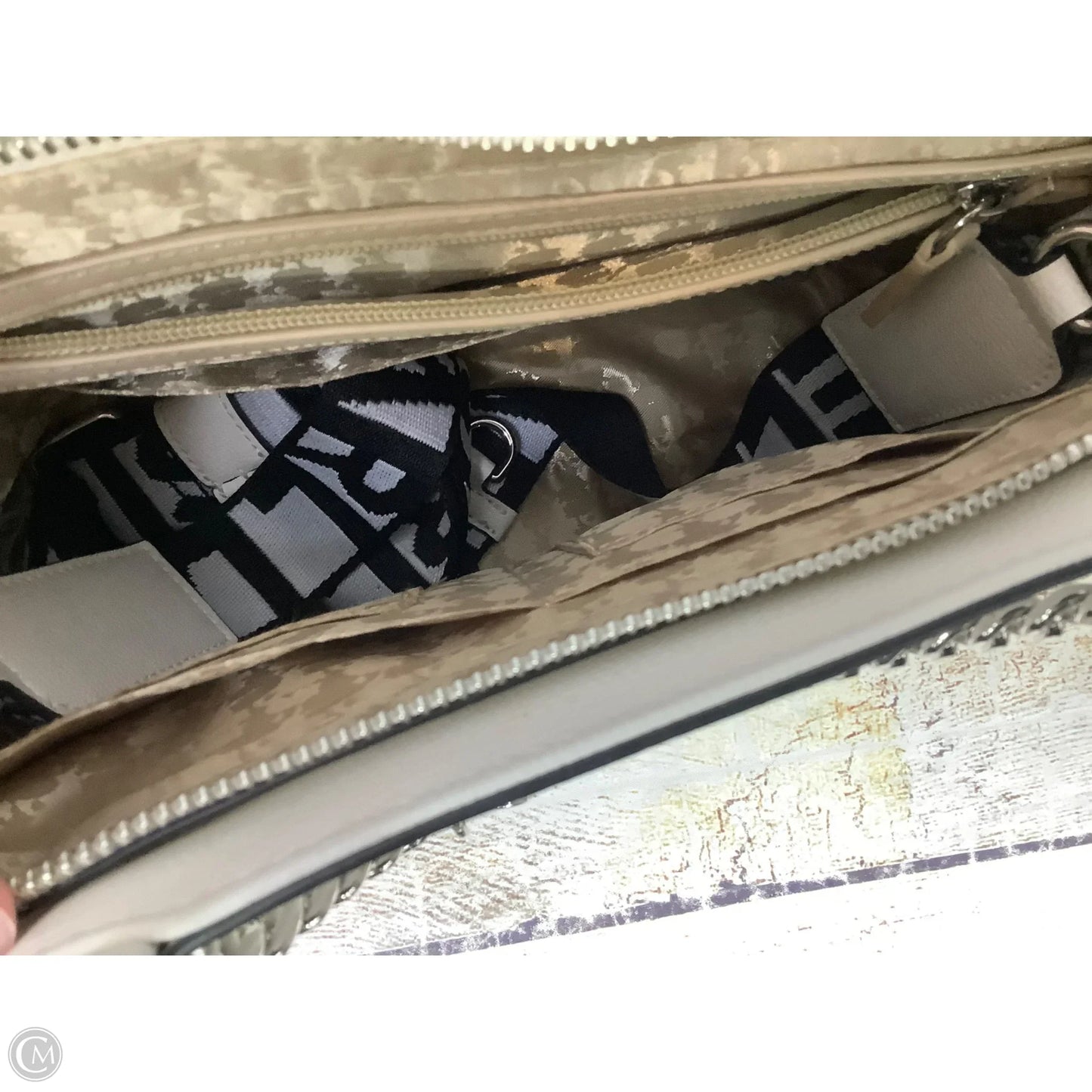 Handbag Designer By Karl Lagerfeld, Size: Medium