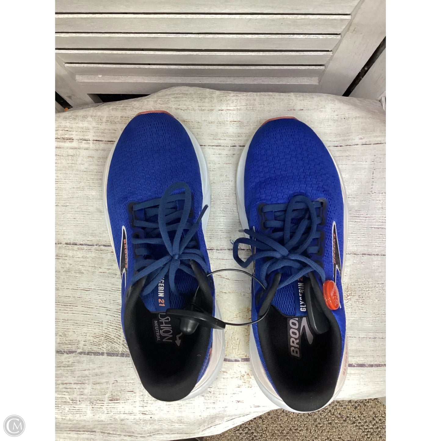 Shoes Athletic By Brooks Brothers In Blue, Size: 9.5