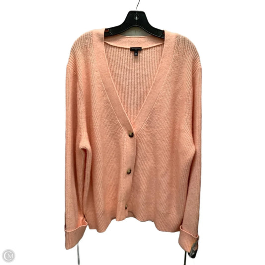 Cardigan By Talbots In Orange, Size: 3x