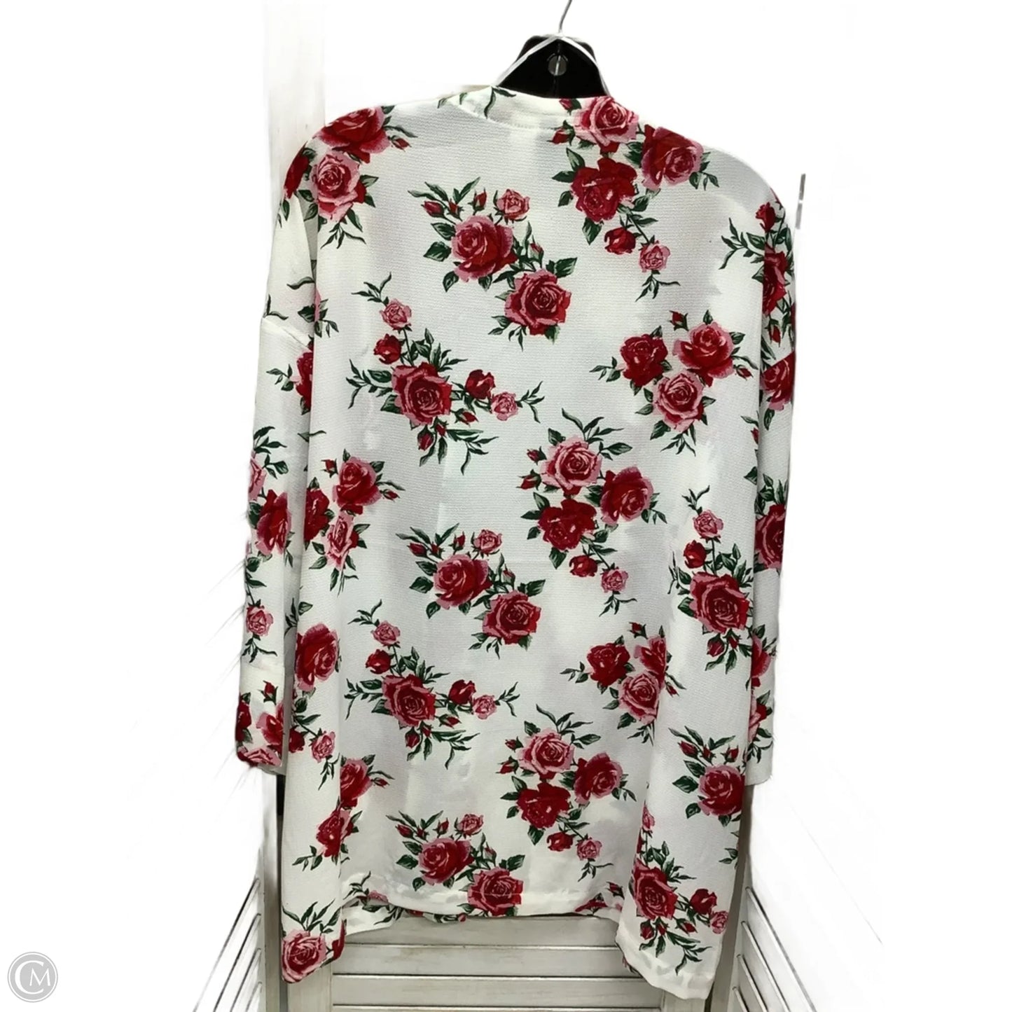 Cardigan By H&m In Floral Print, Size: M