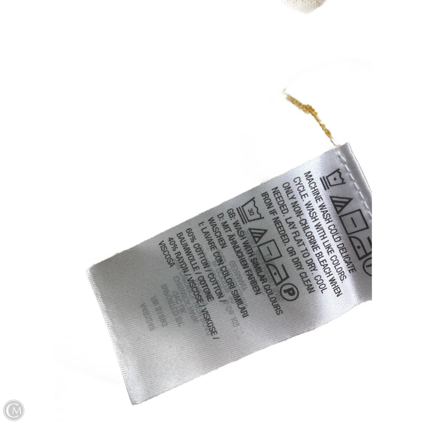 Top Sleeveless By Isaac Mizrahi Live Qvc In Yellow, Size: 2x