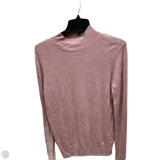 Top Long Sleeve By Loft In Pink, Size: M